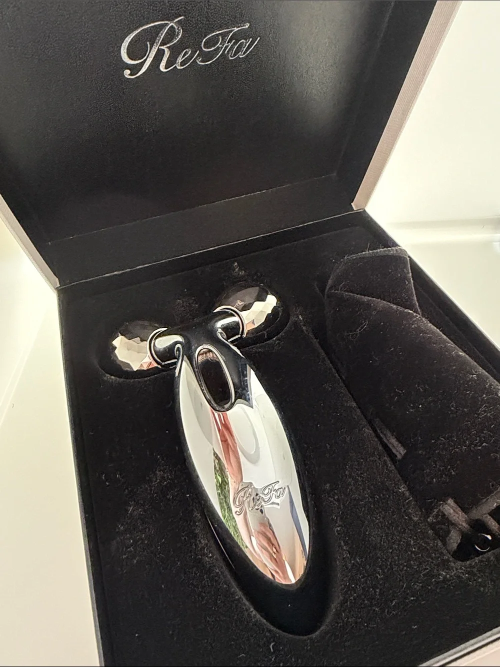 ReFa CARAT Platinum Microcurrent Facial & Body Roller - Authentic